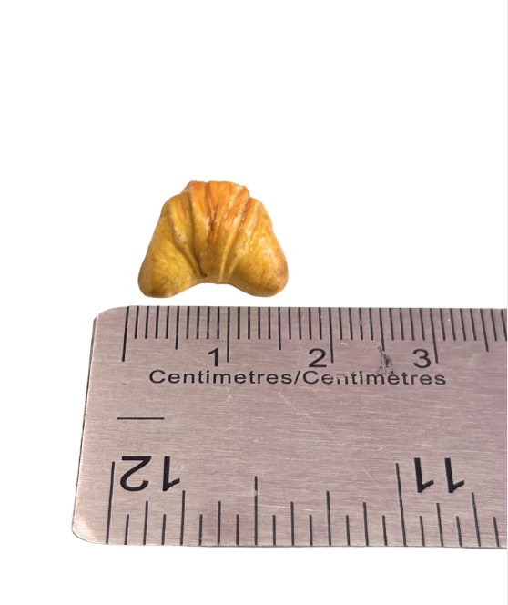Un Croissant S'il Vous Plaît - Miniature Croissant fridge magnet - Handmade Polymer Clay