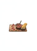 For the love of Bruschetta -  Miniature Bruschetta · Handmade Polymer Clay Dollhouse Set